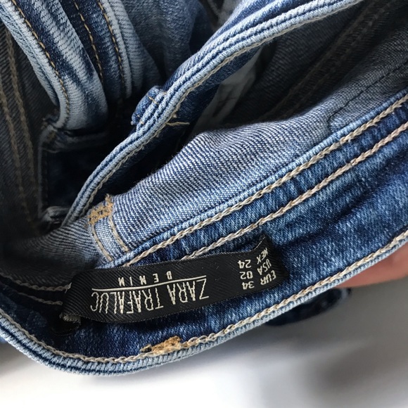 Zara distressed skinny jeans, size 24 - Picture 6 of 6